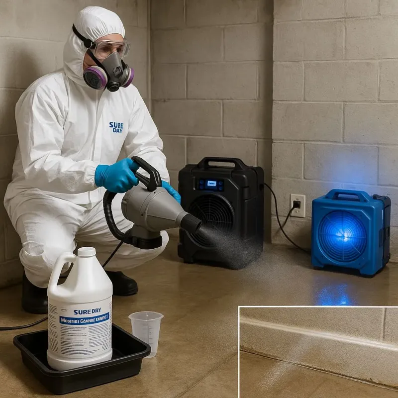 Sanitization and Odor Removal process in Brooksville, MS